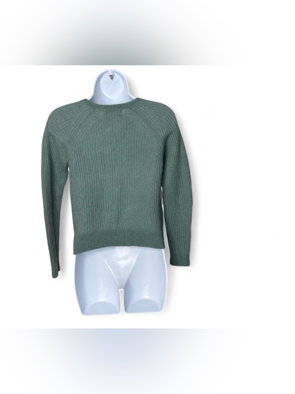Everlane The Alpaca V-Neck Sweater Size XS Ribbed Knit Pullover - Picture 3 of 6